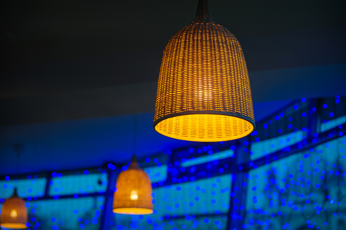 Rattan Lamp for natural lighting