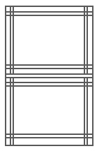 queen anne 2 horizontal slider