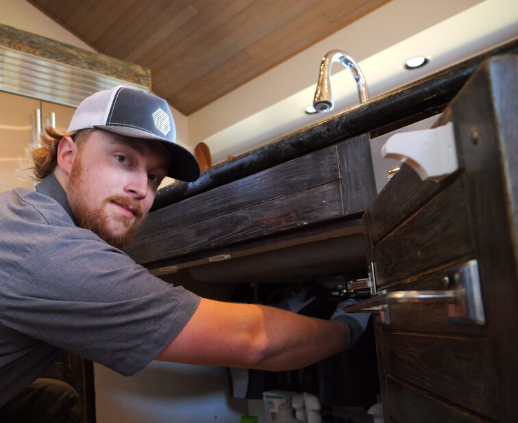 under sink drain repair